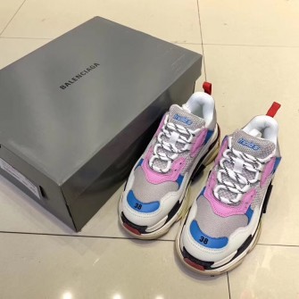 BALENCIAGA 발렌시아가 트리플 S 트레이너 스니커즈 533882W09O11000