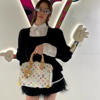 LOUIS VUITTON 루이비통 멀티 반둘리에 스피디 25cm M13085
