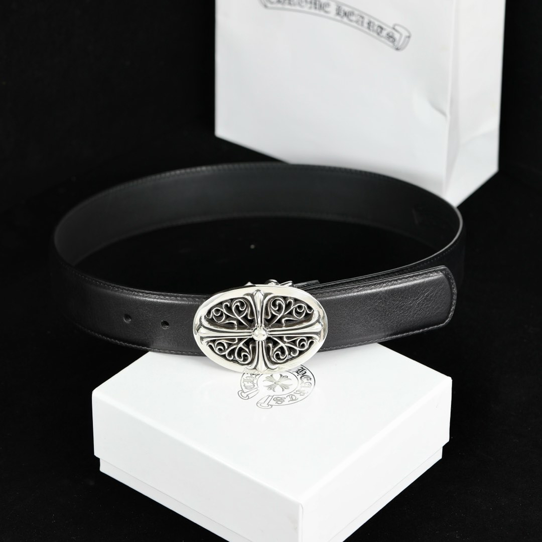 CHROME HEARTS 크롬하츠 벨트 7.8cm B015-2