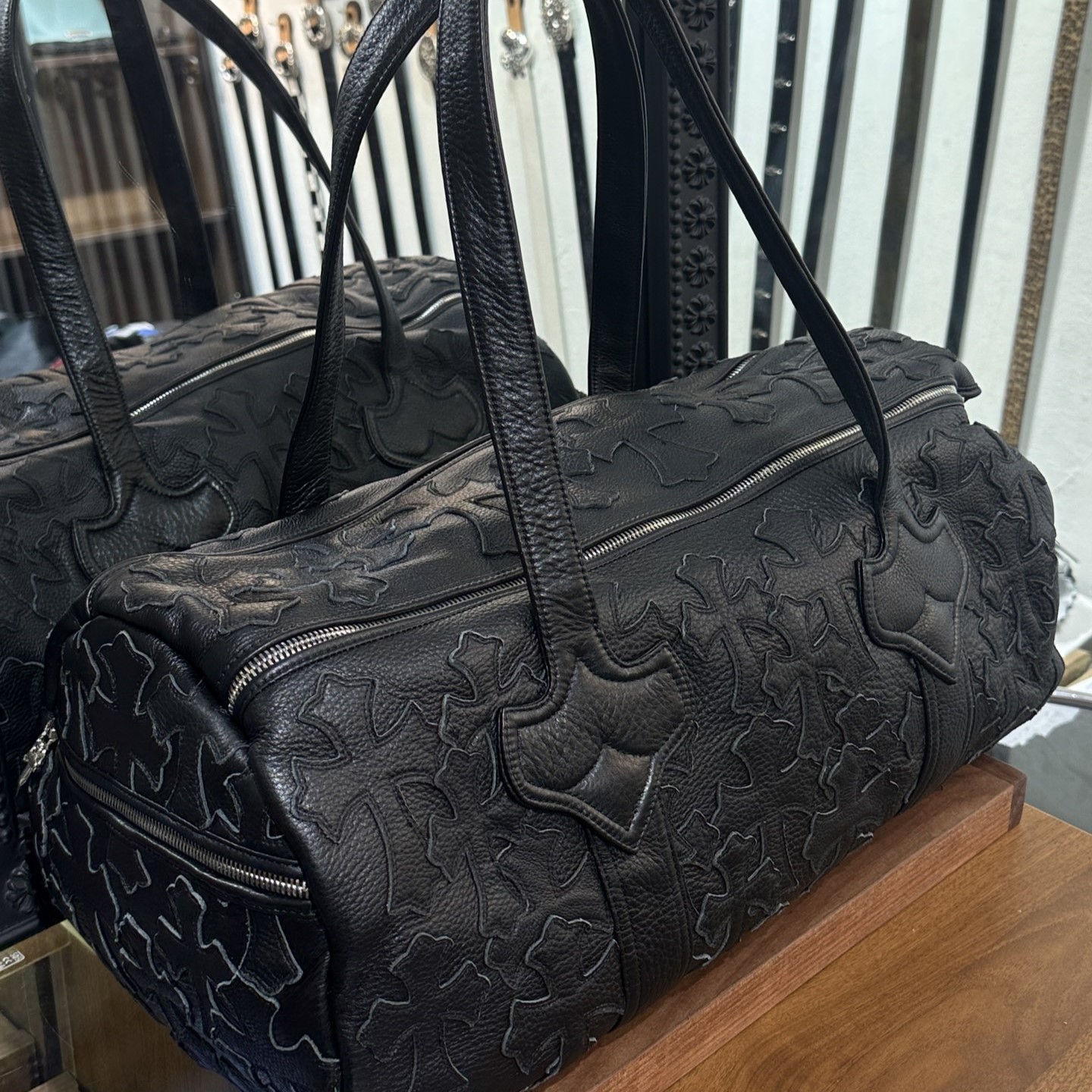 CHROME HEARTS 크롬하츠 가죽 Duffle Bag 더플백 #259221837