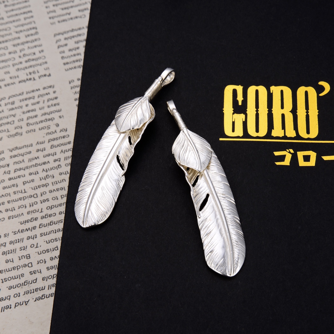 GORO’S 고로스 깃털 925실버 펜던트(목걸이) #2510211612