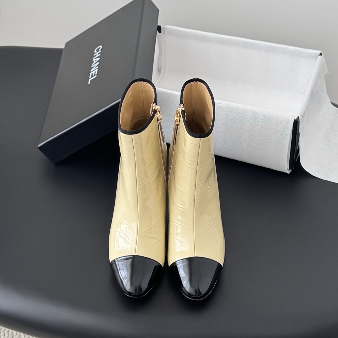 CHANEL 샤넬 가죽부츠 #2510261535