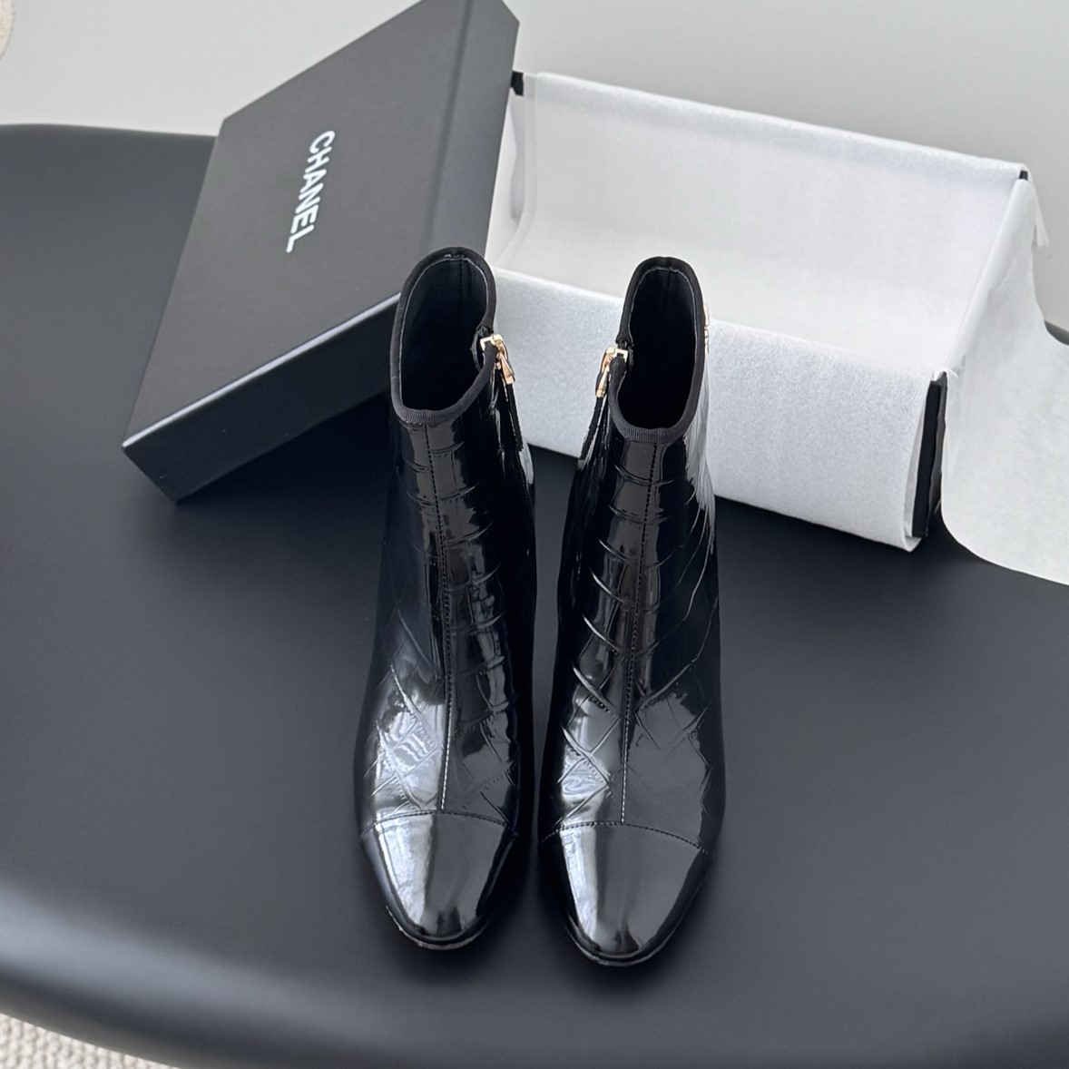 CHANEL 샤넬 가죽부츠 #2510261538