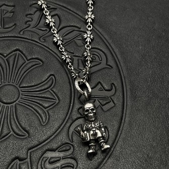 CHROME HEARTS 크롬하츠 해골장식 목걸이 펜던트(925실버) #2511201442