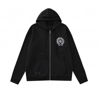 CHROME HEARTS 크롬하츠 하와이 한정판 지퍼 후드 400g 순면 #185951210