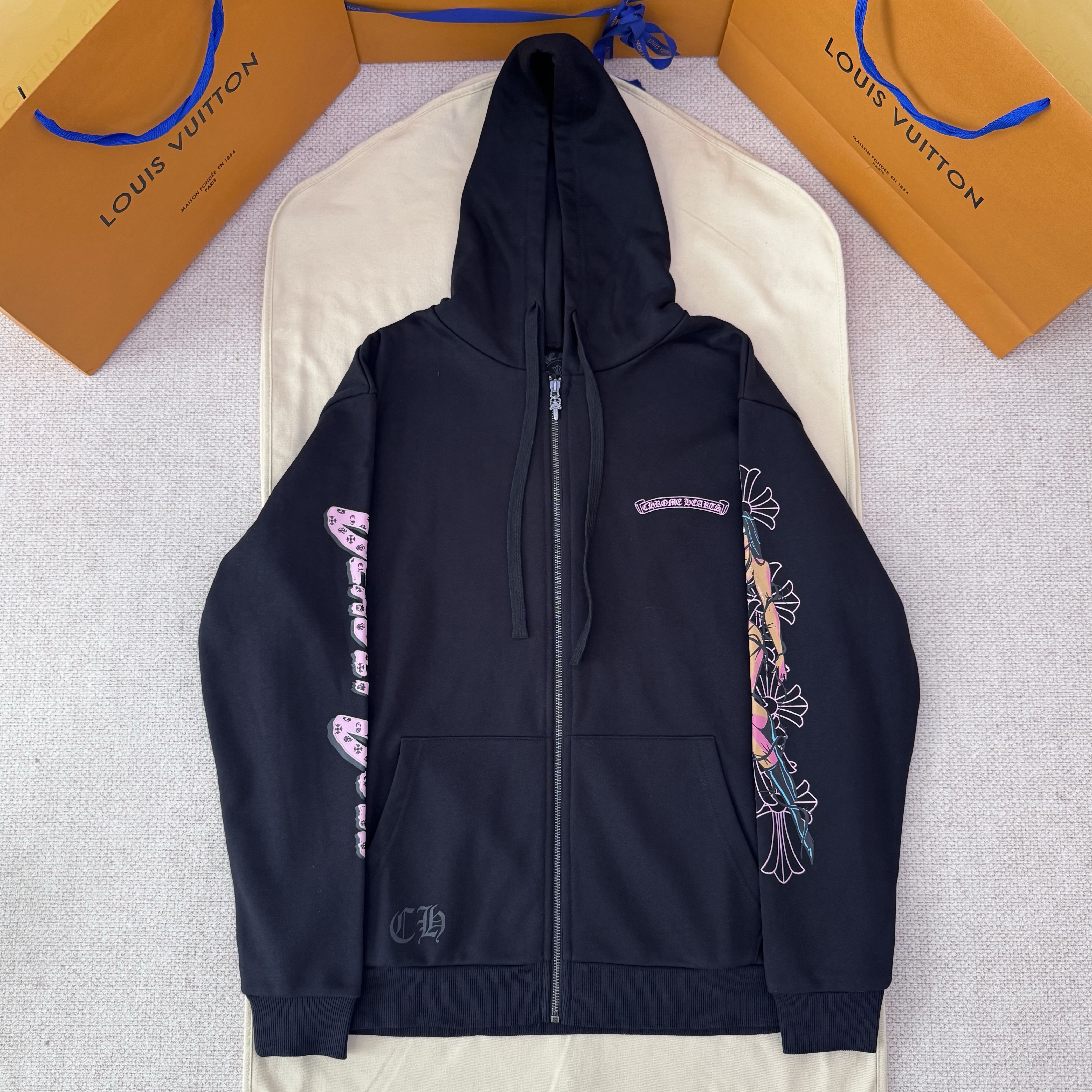 CHROME HEARTS 크롬하츠✖️Deadly Doll 지퍼 후드 #175151227