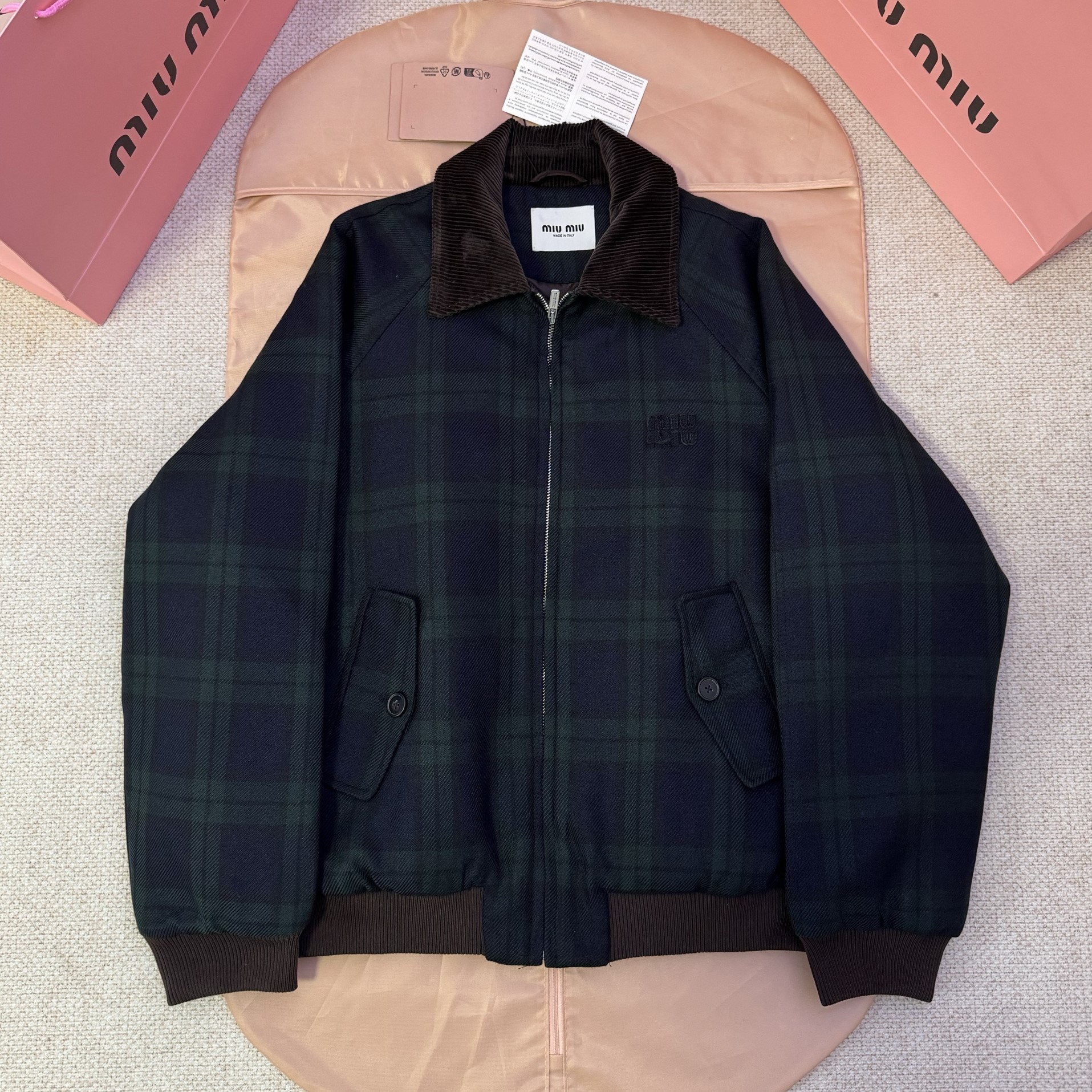 MIUMIU 미우미우 텐셀 자켓 #1547617