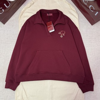 GUCCI 구찌 자수 카라 맨투맨 #16496110