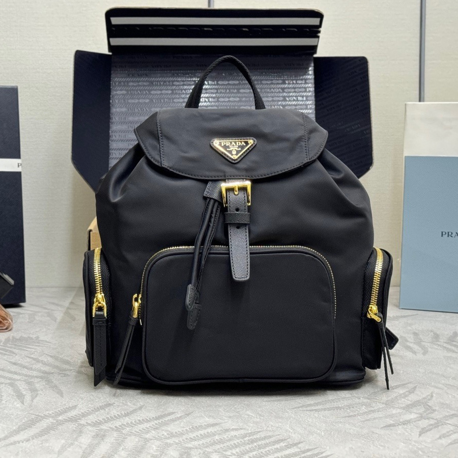 PRADA 프라다 나일론 벨라 포코노 백팩 24.5cm (3칼라) 1BZ081