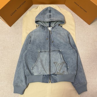 LOUIS VUITTON 루이비통 데님 후드 자켓 1AJBAQ #13206120