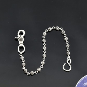 CHROME HEARTS 크롬하츠 백참(백꾸) 백장식 43cm L001 (925실버)