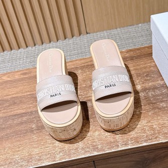 DIOR 디올 플랫폼 슬라이드 슬리퍼 #21276120