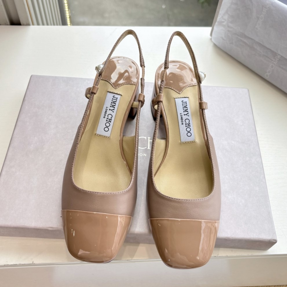 JIMMY CHOO 지미추 Elisa Sing Back 엘리사 싱 슬링백 펌프스 #19136123