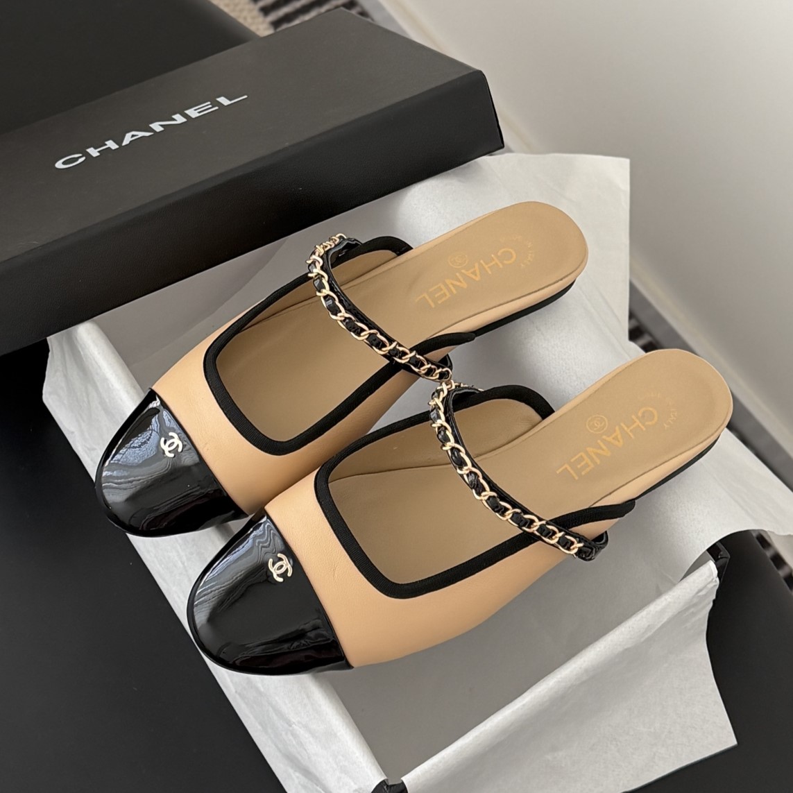 CHANEL 샤넬 메리제인 샌들 #21536123