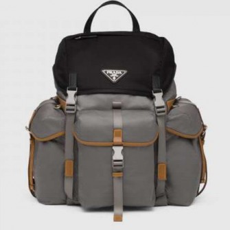 PRADA 프라다 테크니컬 패브릭 앤 사피아노 백팩 남자프라다가방 (2칼라) 2VZ074