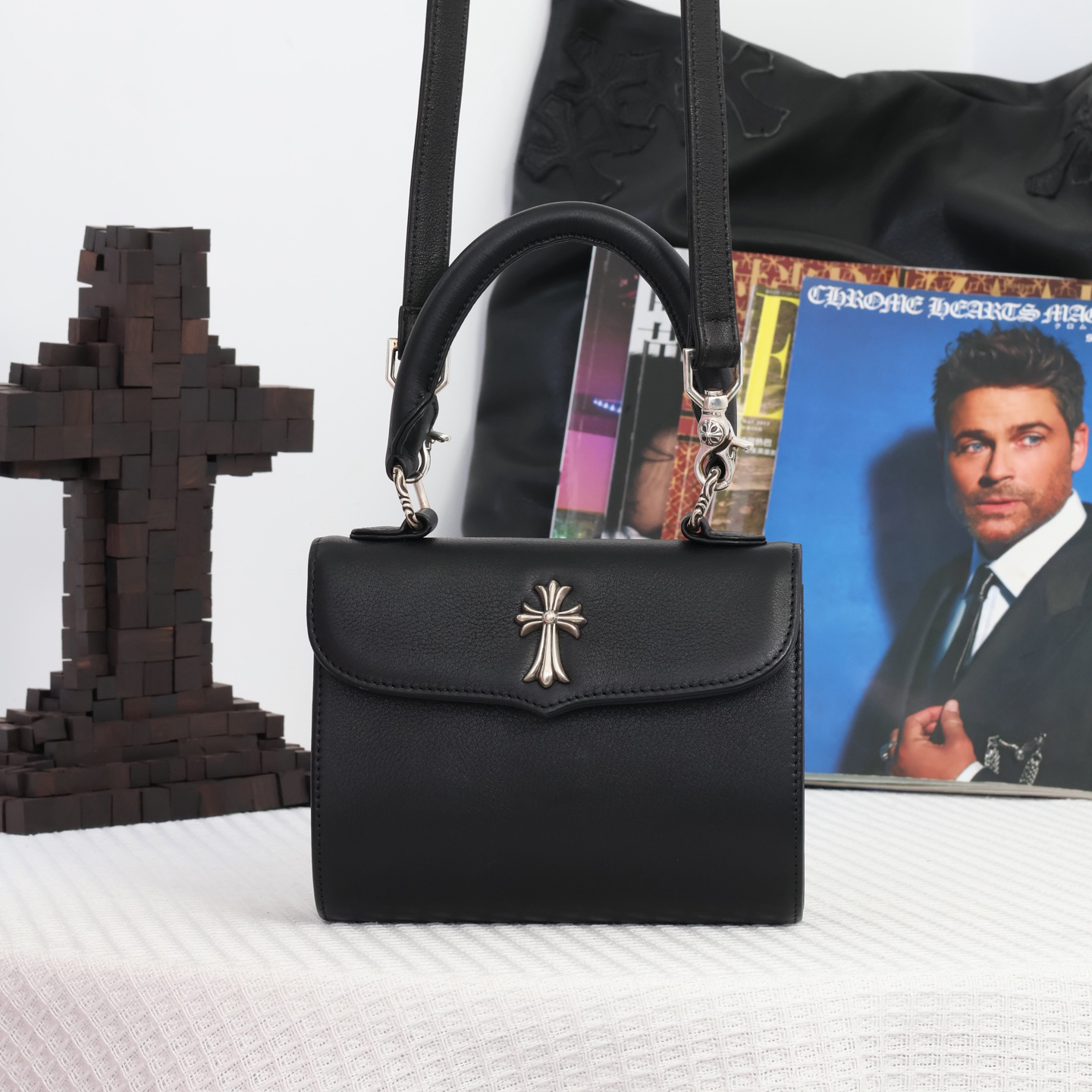 CHROME HEARTS 크롬하츠 Doc Adams 닥 아담스 크로스백 모티브 (925실버) 2WAY #K662