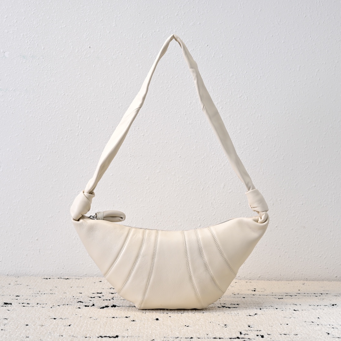 LEMAIRE 르메르 크루아상 범백 나파 레더 소프트 크로스백 미듐 (5칼라) #17130225