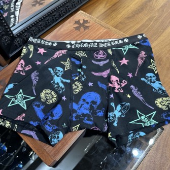 CHROME HEARTS 크롬하츠 남자속옷 팬티 100%순면 (2벌묶음배송) #1646633