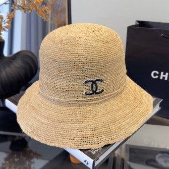 CHANEL 샤넬 밀짚 버킷햇 #16496312