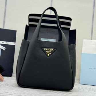 PRADA 프라다 레더 호보 토트백 미듐 25cm 1BG335