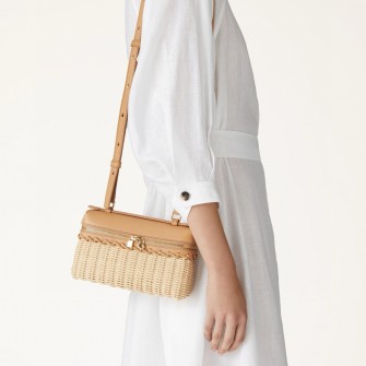 LORO PIANA 로로피아나 엑스트라 포켓 L19 이스트-웨스트 위커 송아지가죽 #14520315