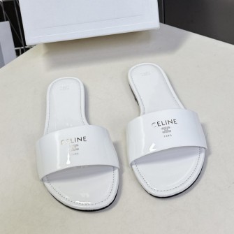 CELINE 셀린느 트리옹프 빈티지 로마 슬리퍼 #18526315