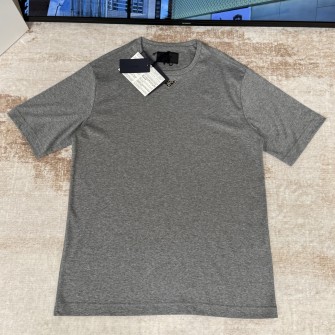 PRADA 프라다 트라이앵글 로고 코튼 티셔츠  #15296316