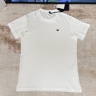 PRADA 프라다 트라이앵글 로고 코튼 티셔츠 #15316316