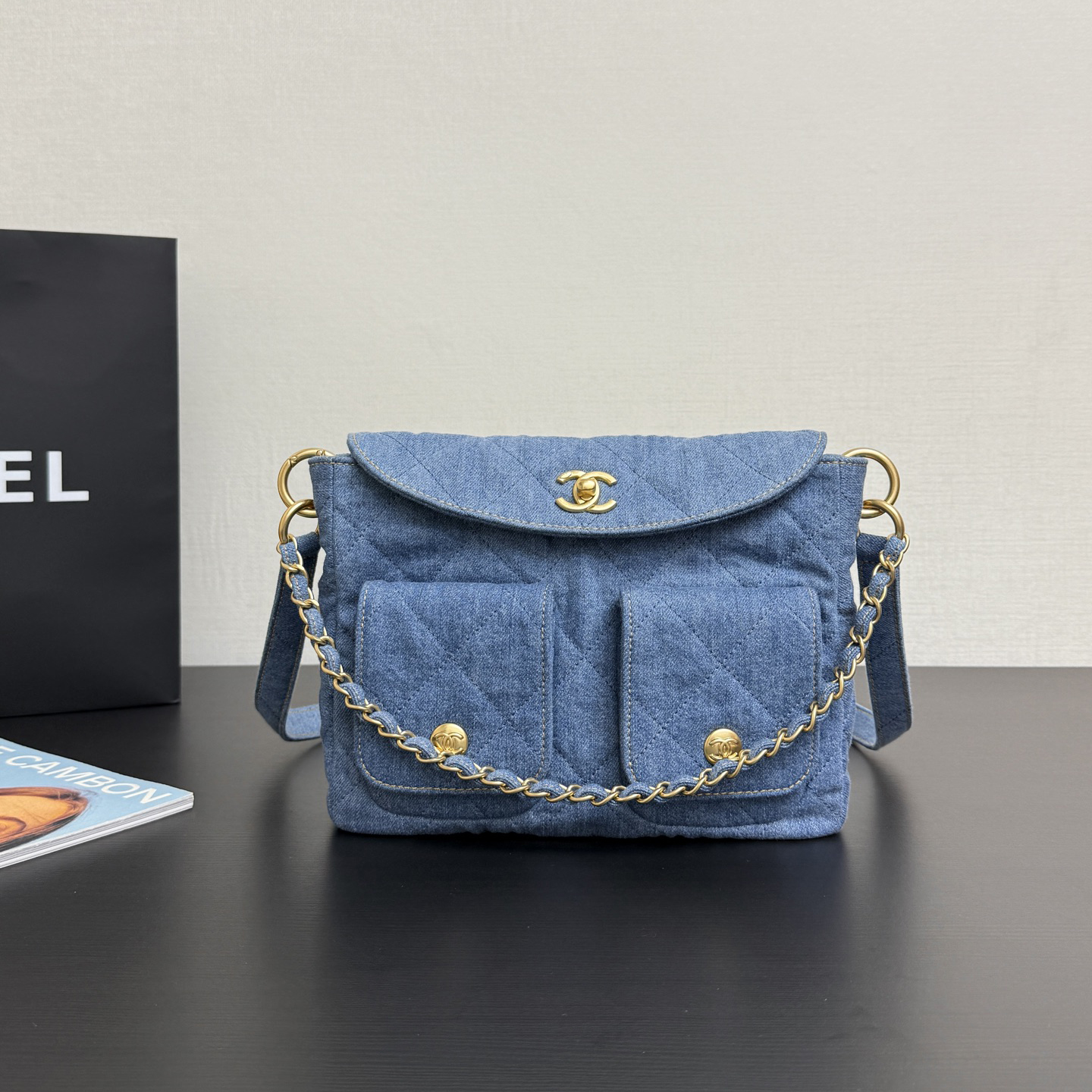 CHANEL 샤넬 데님 호보백 #15480318