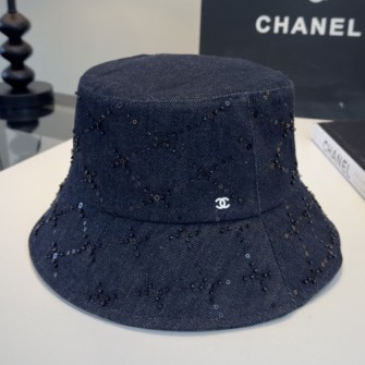 CHANEL 샤넬 데님 버킷햇 #1636318