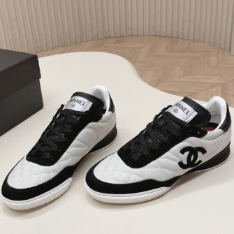 CHANEL 샤넬 카프스킨 스웨이드 스니커즈 #16216318