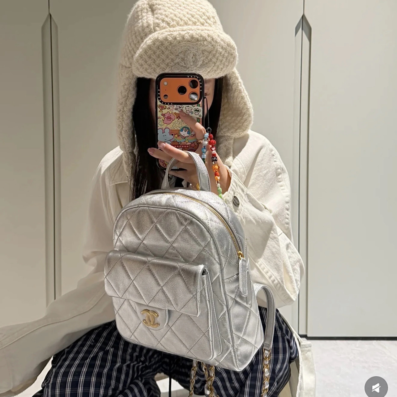 CHANEL 샤넬 퀼팅 미니 백팩  #16240318