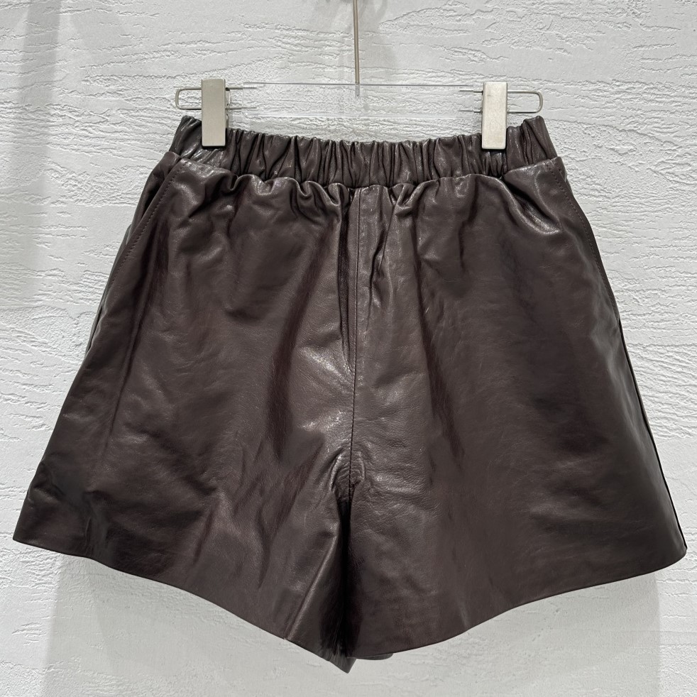 THE ROW 더로우 가죽 쇼츠 반바지 #15386326