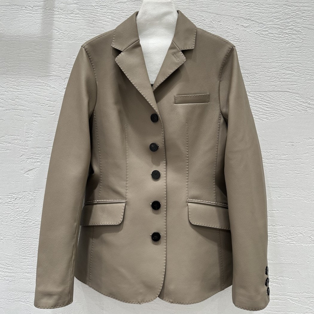 HERMES 에르메스 가죽 정장 재킷 #16586326