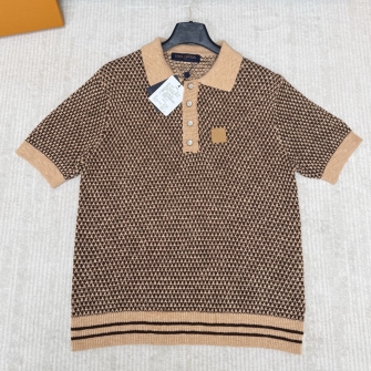 LOUIS VUITTON 루이비통 숏 슬리브 니티드 메시 폴로  1AJUUF
