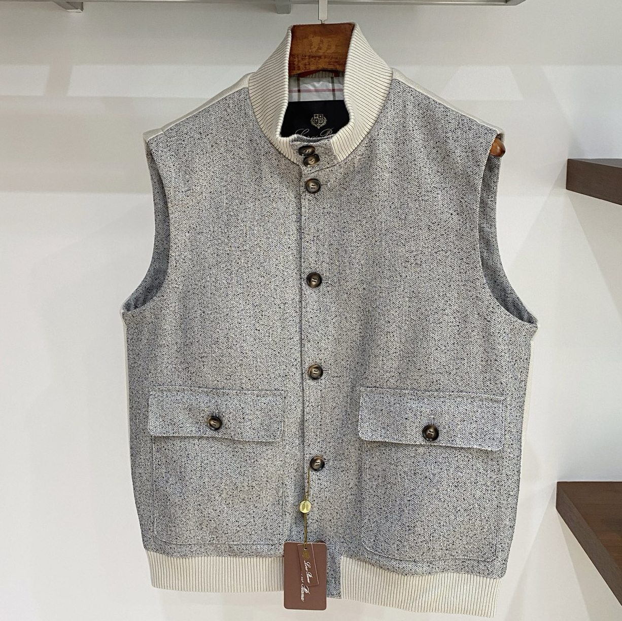 LORO PIANA 로로피아나 윈드메이트 리버서블 베스트 조끼 #14450421