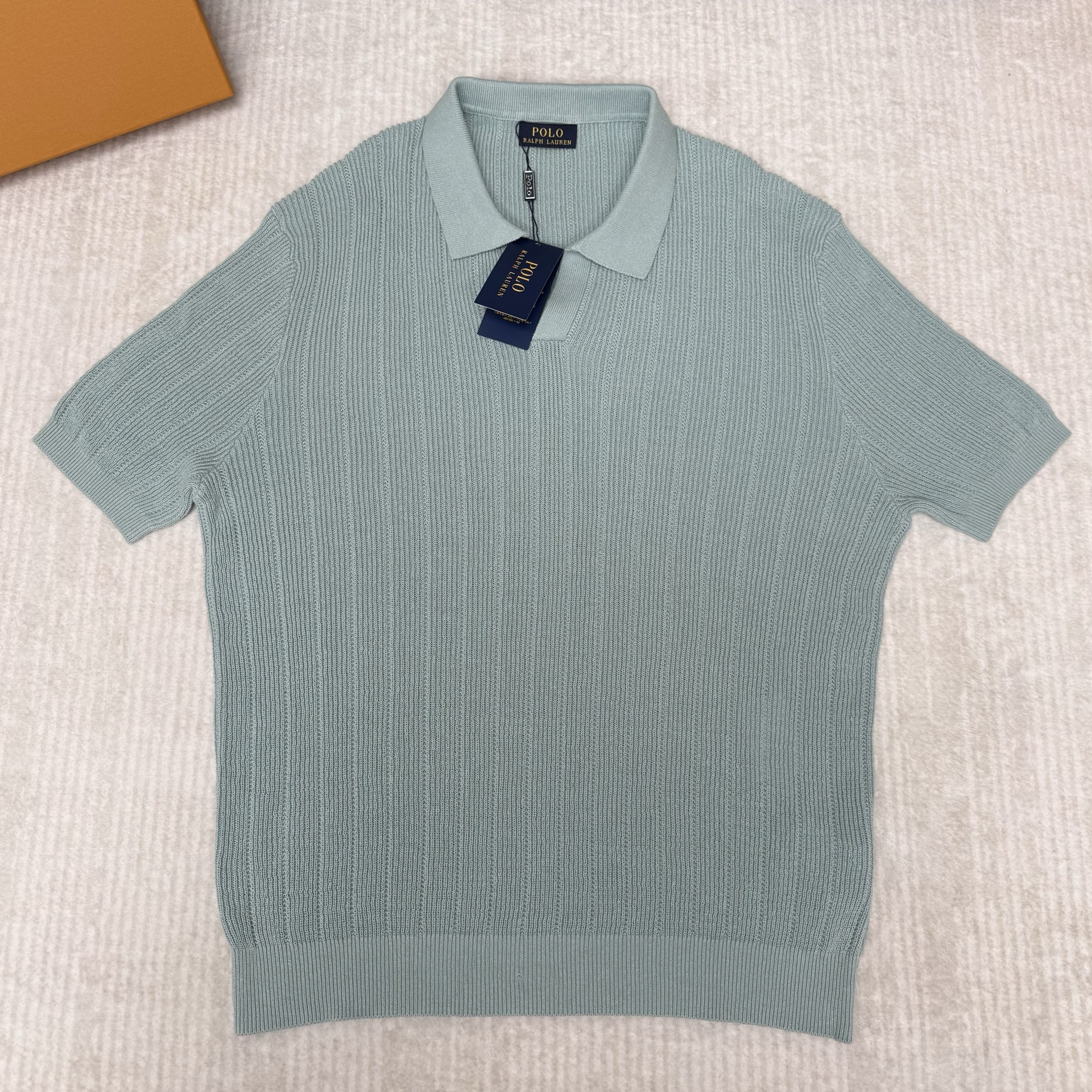 Ralph Lauren 랄프로렌 리넨 조니 칼라 스웨터 #23236422