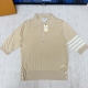THOM BROWNE 톰브라운 파인 메리노 울 4-바 폴로 또는 울 4-바 릴랙스드 폴로 #1886423