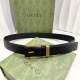 GUCCI 구찌 스퀘어 버클 엠보싱 GG 벨트 835194 AAE5X 1000