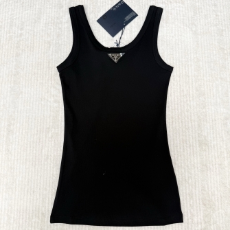 PRADA 프라다 코튼 탱크 탑 (Cotton tank top)