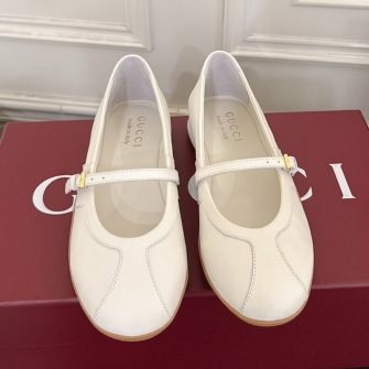 GUCCI 여성 구찌 시프트 플랫 슈즈 / 발레리나 (Women's Gucci Shift Ballerina) #15556518