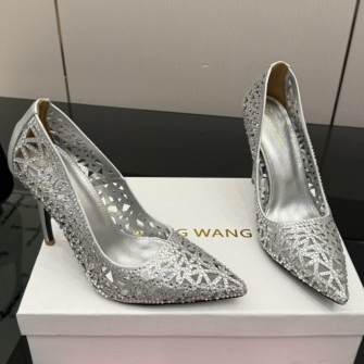 ABING WANG 아빙 왕 크리스털 컷아웃 메쉬 펌프스 (ABING WANG Crystal Cut-Out Mesh Pumps)