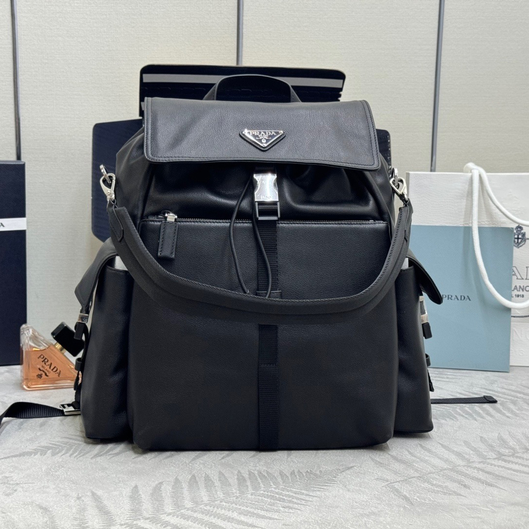 PRADA 프라다 소프트 가죽 백팩 (소가죽) 2VZ118