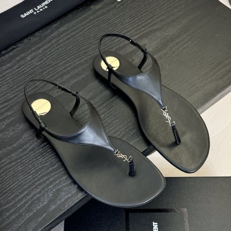 SAINT LAURENT 생로랑 스무스 가죽 소재의 CASSANDRA 샌들 #1826521