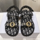 DIOR 디올 액트(Dioract) 플랫폼 샌들 딥 블루 오블리크 #20126521