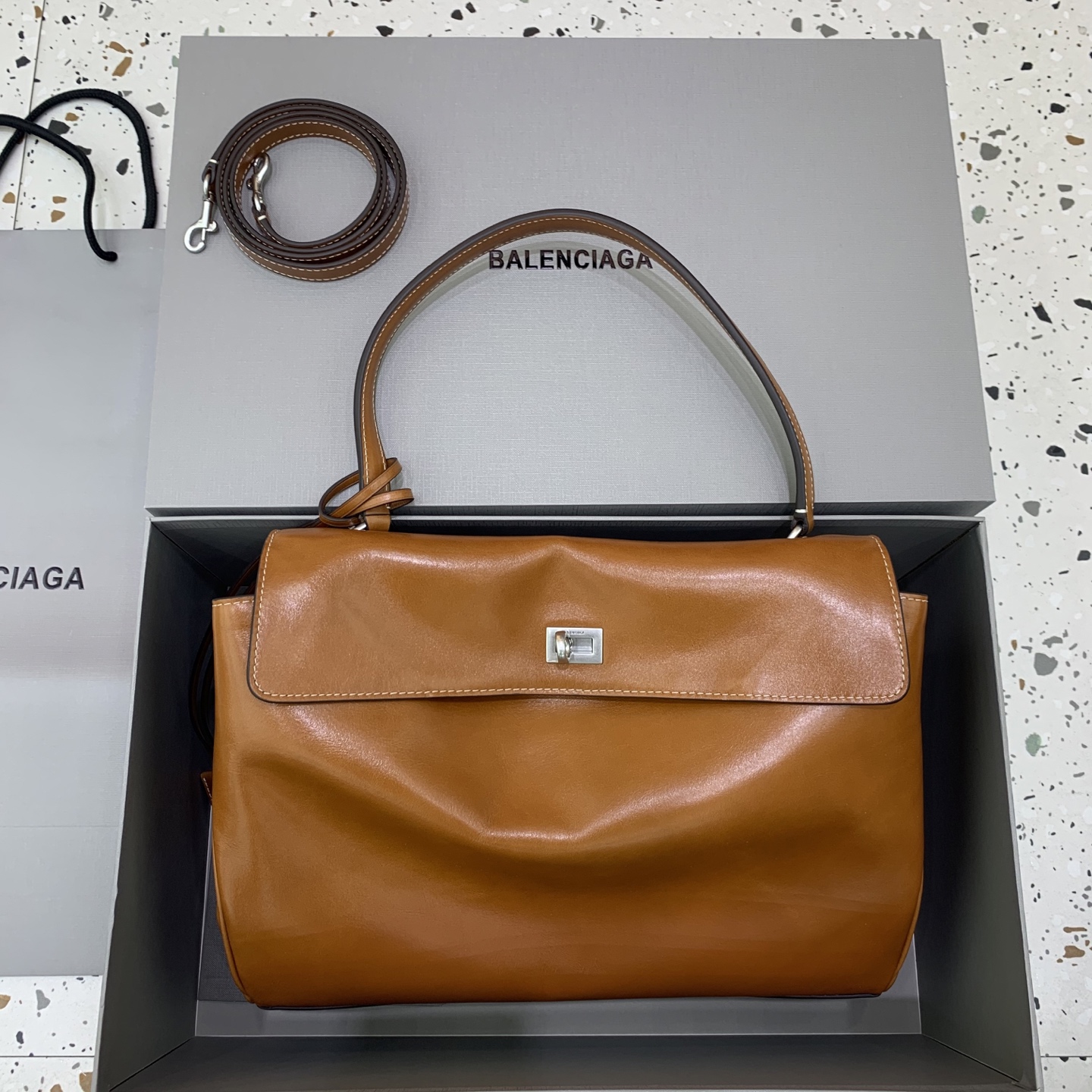 BALENCIAGA 발렌시아가 로데오 핸드백 미듐 35cm #789772-2