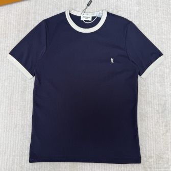 SAINT LAURENT 생로랑 카산드라 리브 코튼 저지 티셔츠 #16526527