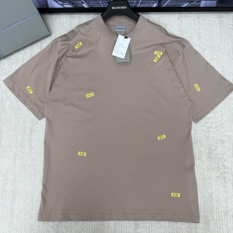 BALENCIAGA 발렌시아가 520 스티커즈 미디엄 핏 티셔츠 #1736527