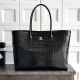 CHANEL 샤넬 미디움 쇼핑 토트백 크로코 엠보 AS6244