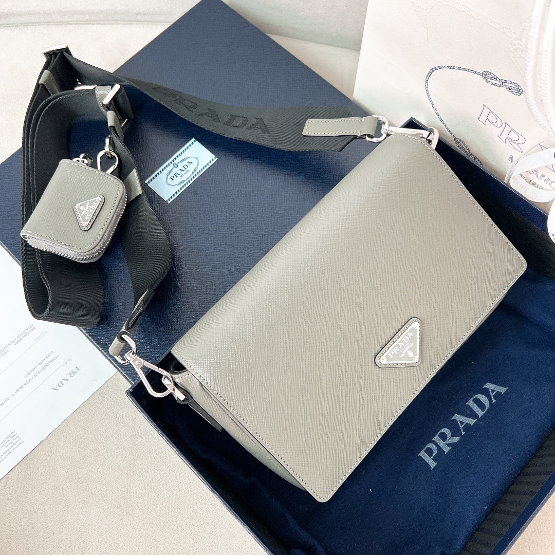 PRADA 프라다 사피아노 가죽 숄더백 2VD059